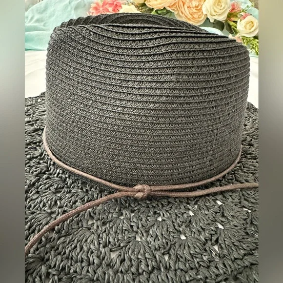 ✨Olive & Pique Black Hat ~ Boho, Western, Festival - Picture 4 of 7